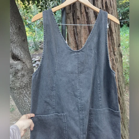 We The Free / Free People Charcoal Jumpsuit - Picture 3 of 7